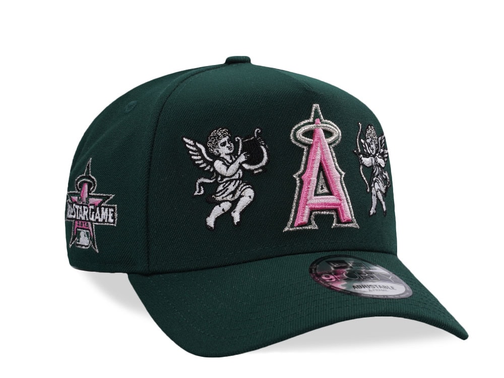 New Era Anaheim Angels All Star Game 2010 Dark Green Cupid Edition 9Forty A Frame Snapback Cap