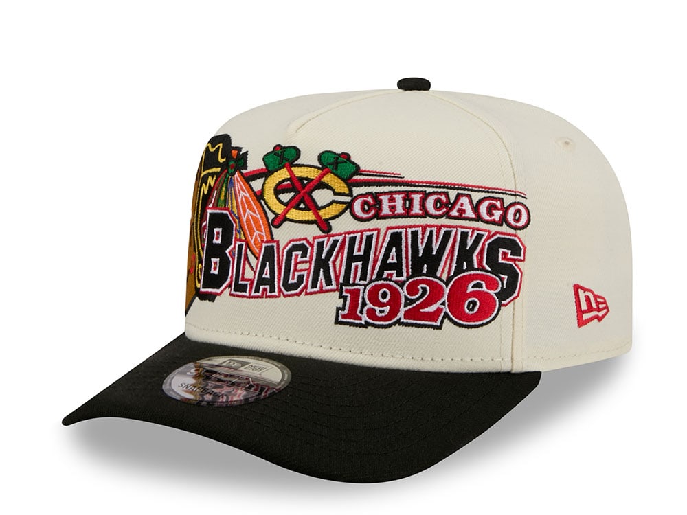 New Era Chicago Blackhawks Classic Logo Two Tone Edition 9Fifty A Frame Snapback Cap