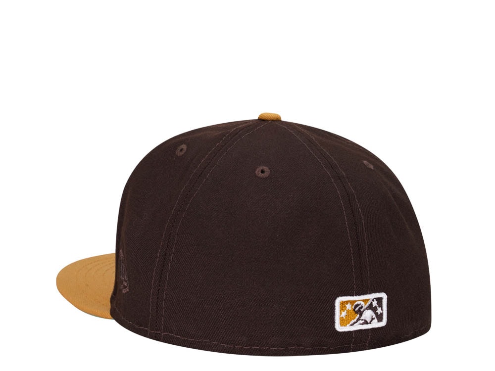 New Era Charleston Riverdogs Chocolate Mint Two Tone Edition 59Fifty Fitted Cap