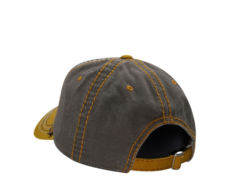 Von Dutch Distressed Retro Gray Two Tone Edition Strapback Cap