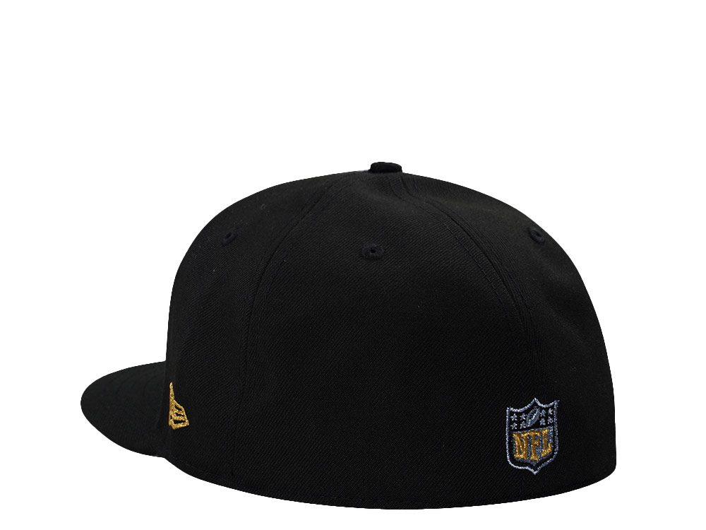 New Era Los Angeles Chargers Inaugural Season 2020 Black Prime Edition 59Fifty Fitted Cap