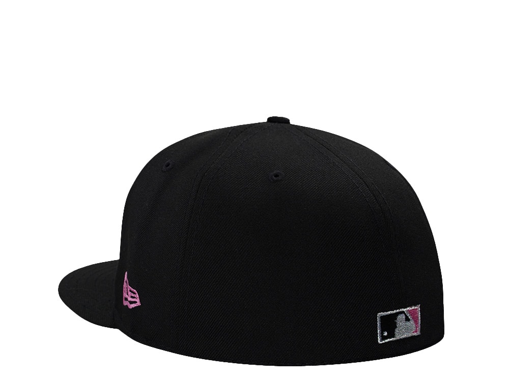 New Era Los Angeles Dodgers 60th Anniversary Pink Black Prime Edition 59Fifty Fitted Cap