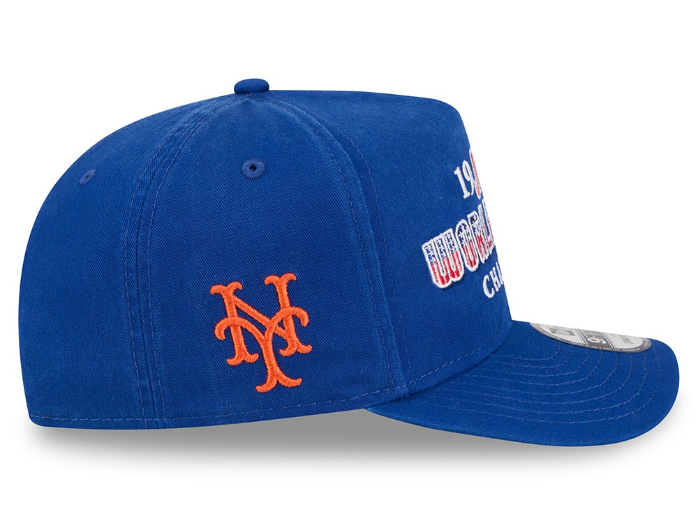 New Era New York Mets World Series Champions 1986 Historic Blue Edition 9Fifty A Frame Snapback Cap