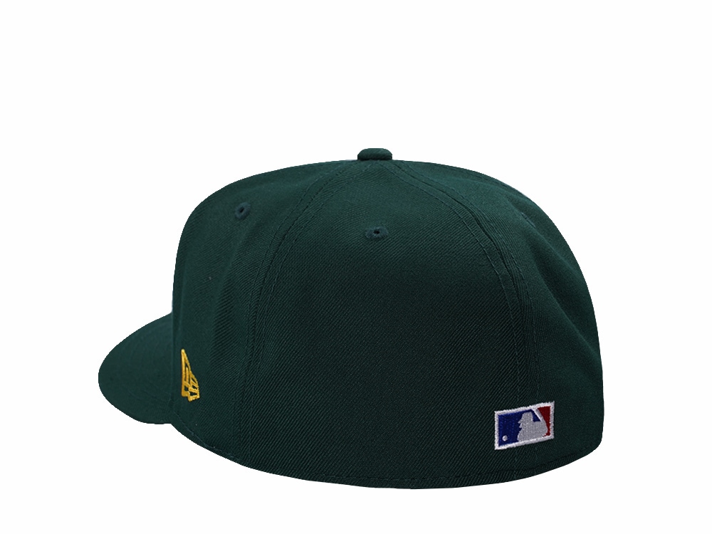 New Era Oakland Athletics Dark Green Prime Edition 59Fifty Pre Curved Fitted Cap