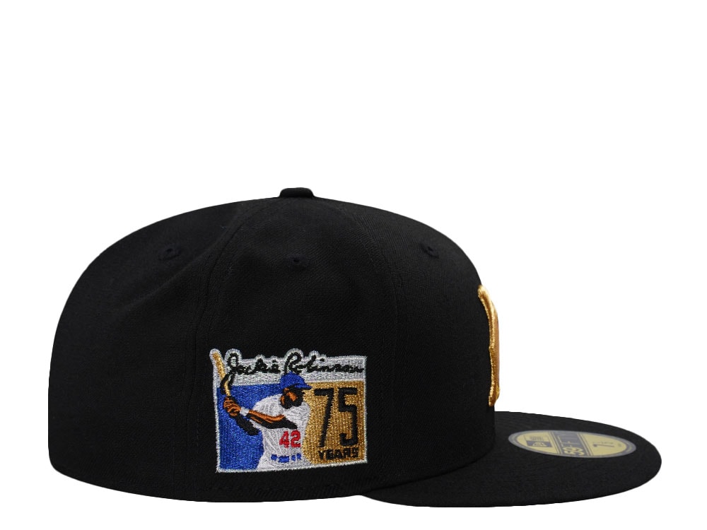 New Era Montreal Royals Jackie Robinson 75 Years Black Wool Edition 59Fifty Fitted Cap