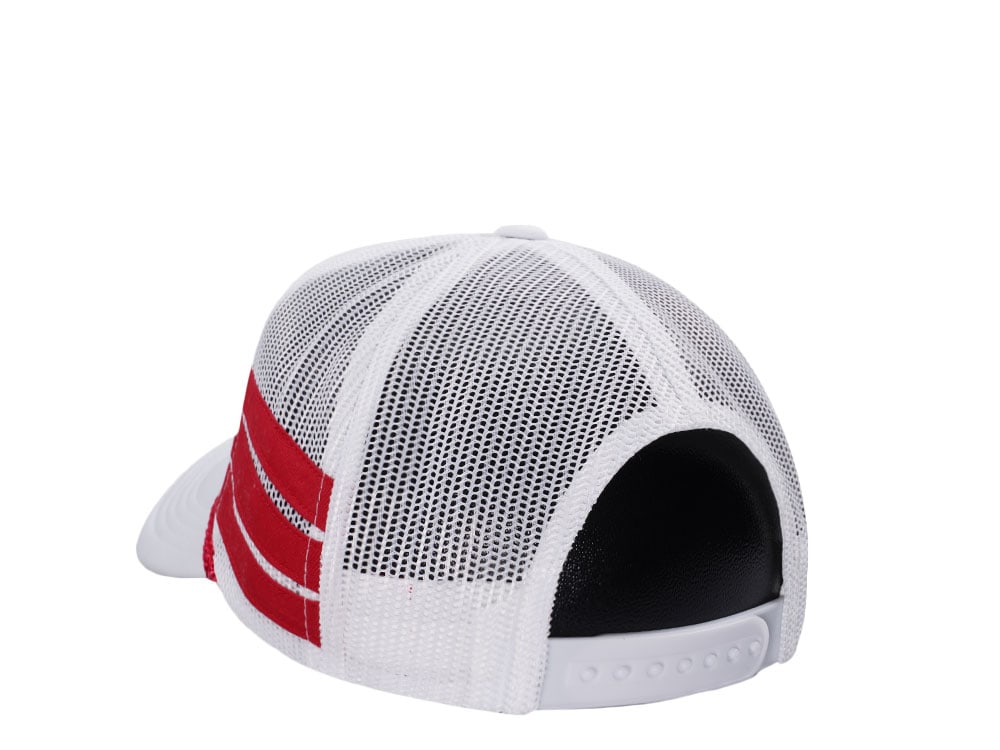 American Needle Miller High Life Talladega White Trucker Snapback Cap