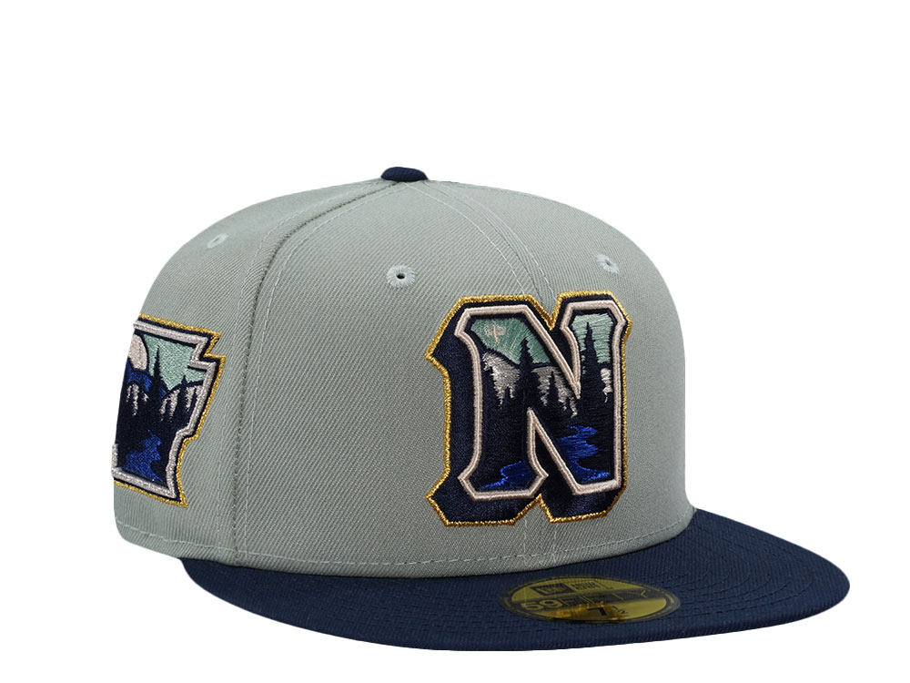 New Era Northwestern Arkansas Naturals Evergreen Two Tone Edition 59Fifty Fitted Cap
