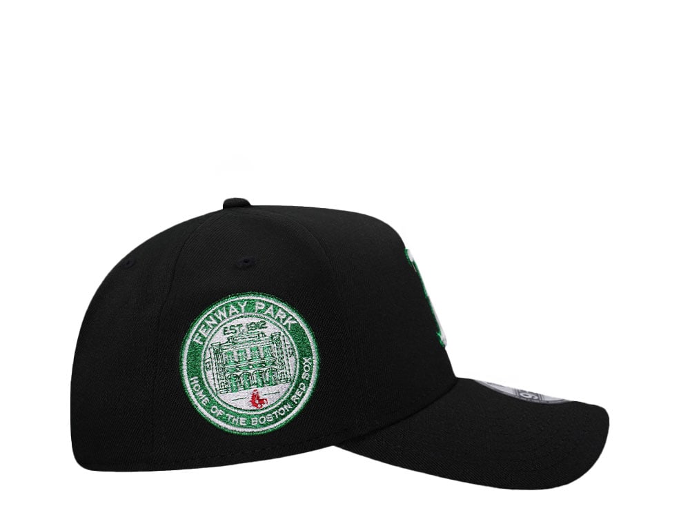 New Era Boston Red Sox Fenway Park Metallic Green Edition 9Forty A Frame Snapback Cap