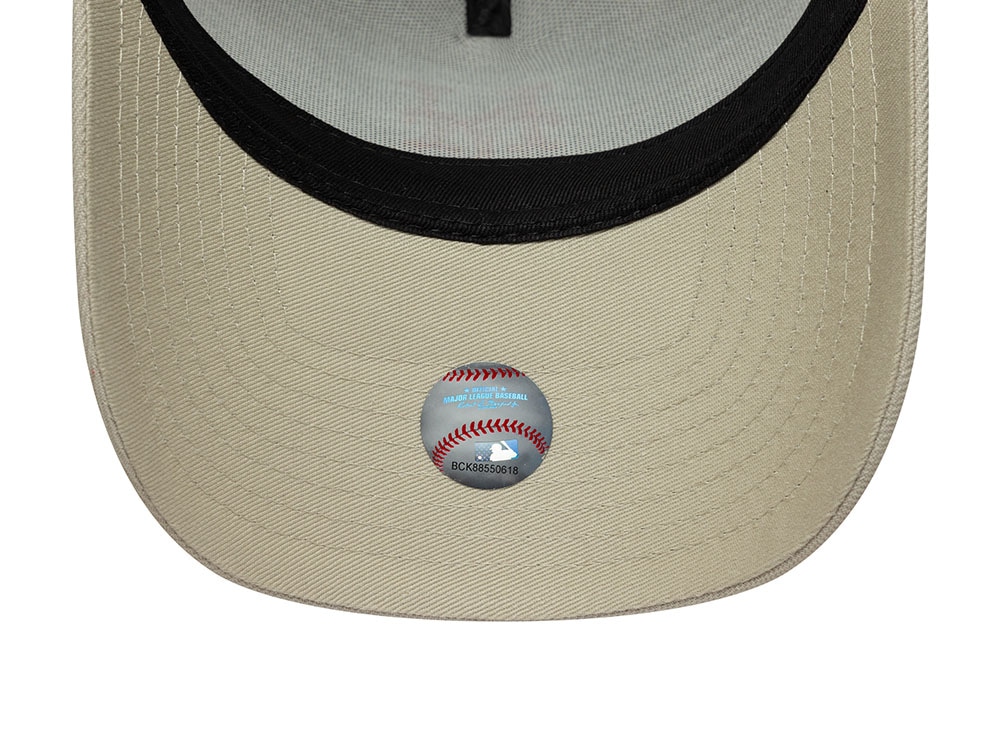 New Era New York Mets Outline Script Stone Edition 9Forty A Frame Snapback Cap