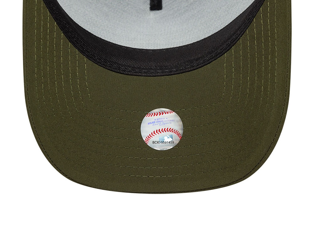 New Era Los Angeles Dodgers Olive Edition 9Forty A Frame Trucker Snapback Cap