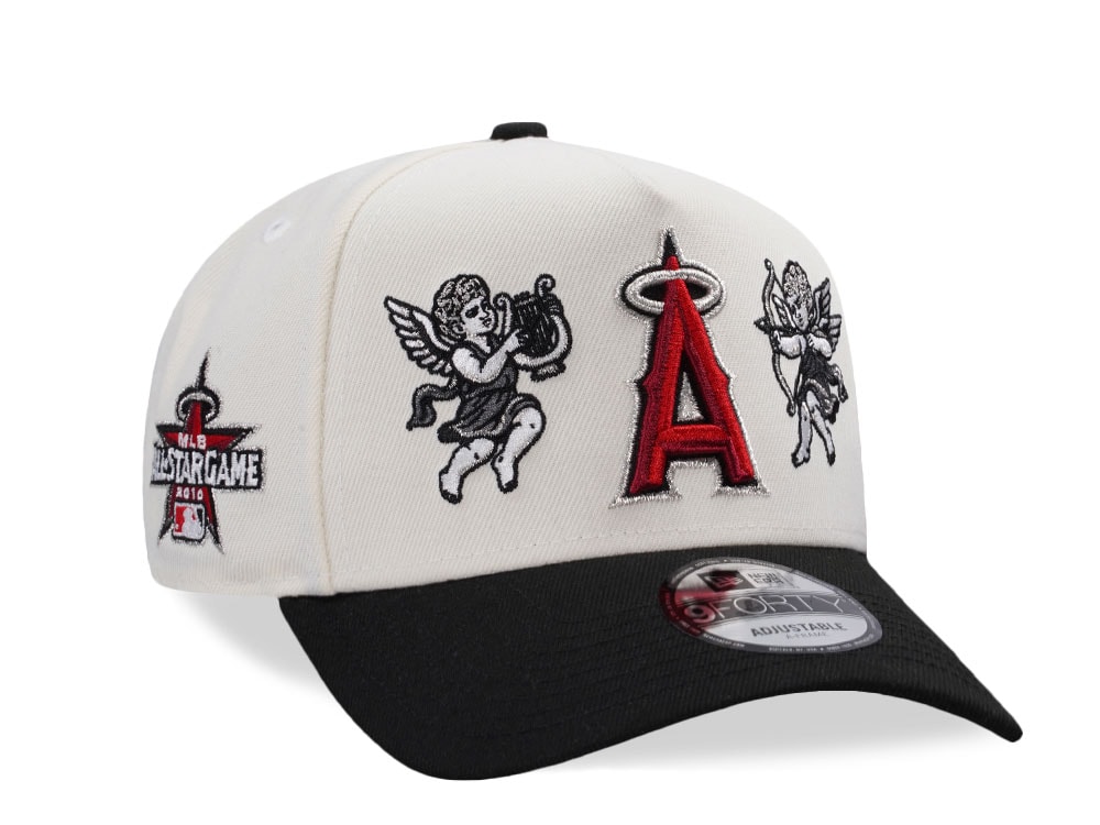 New Era Anaheim Angels All Star Game 2010 Cupid Chrome Two Tone Edition 9Forty A Frame Snapback Cap