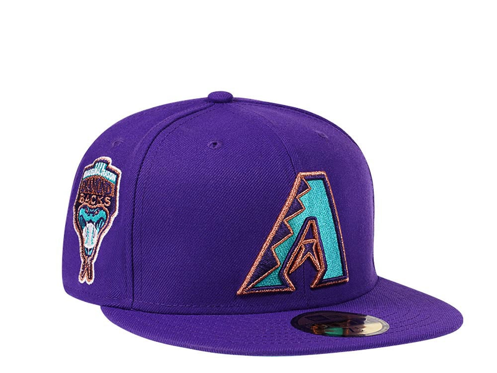 New Era Arizona Diamondbacks Inaugural 1998 Season Purple Edition 59Fifty Fitted Cap