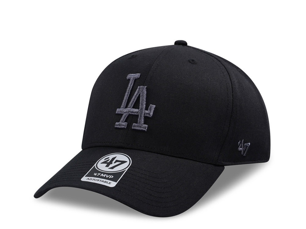 47Brand Los Angeles Dodgers Black Tonal Camo Under MVP Snapback Cap