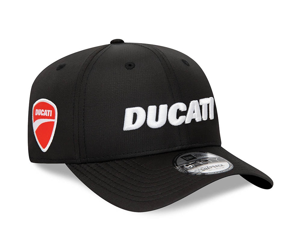 New Era Ducati Black Ripstop Edition 9Fifty Snapback Cap