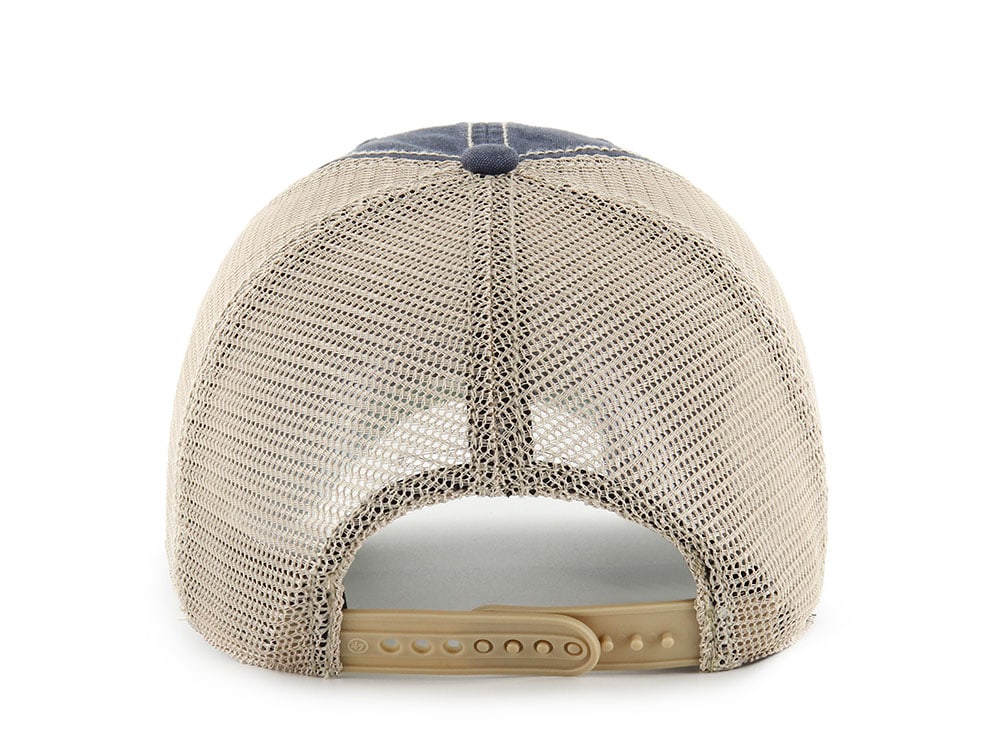 47Brand Boston Red Sox Vintage Navy Wabash Edition Trucker Clean Up Snapback Cap