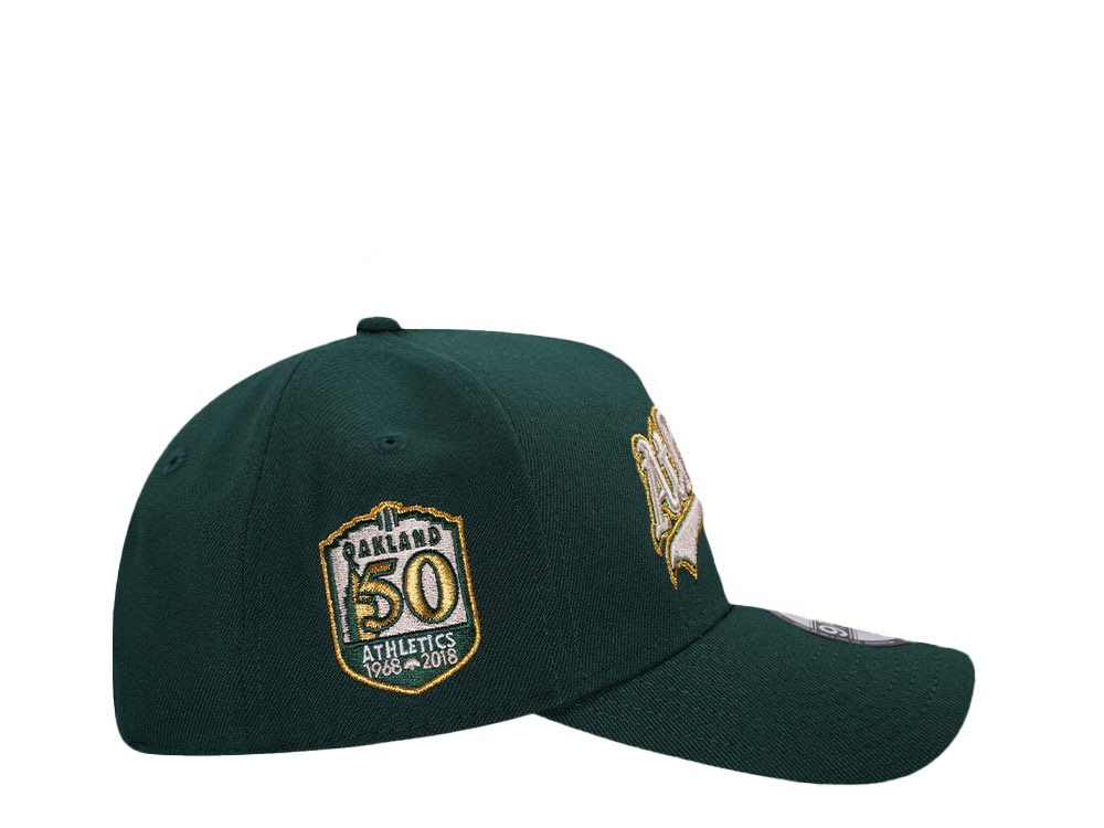 New Era Oakland Athletics 50th Anniversary Gold Edition 9Forty A Frame Snapback Cap