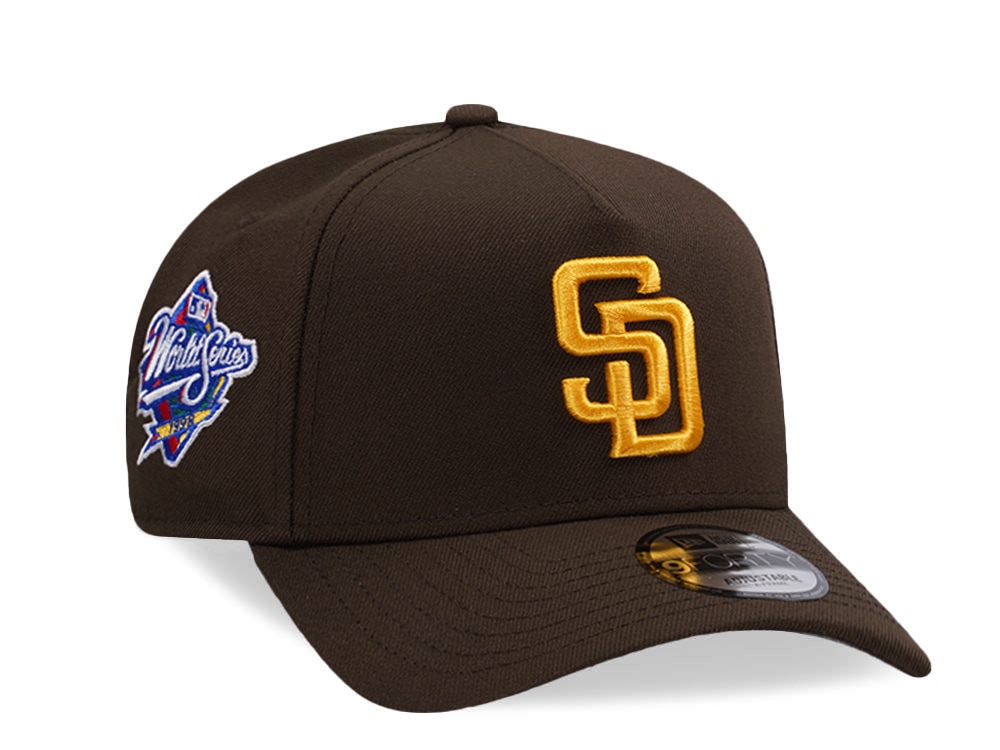 New Era San Diego Padres World Series 1998 Walnut Prime Edition 9Forty A Frame Snapback Cap