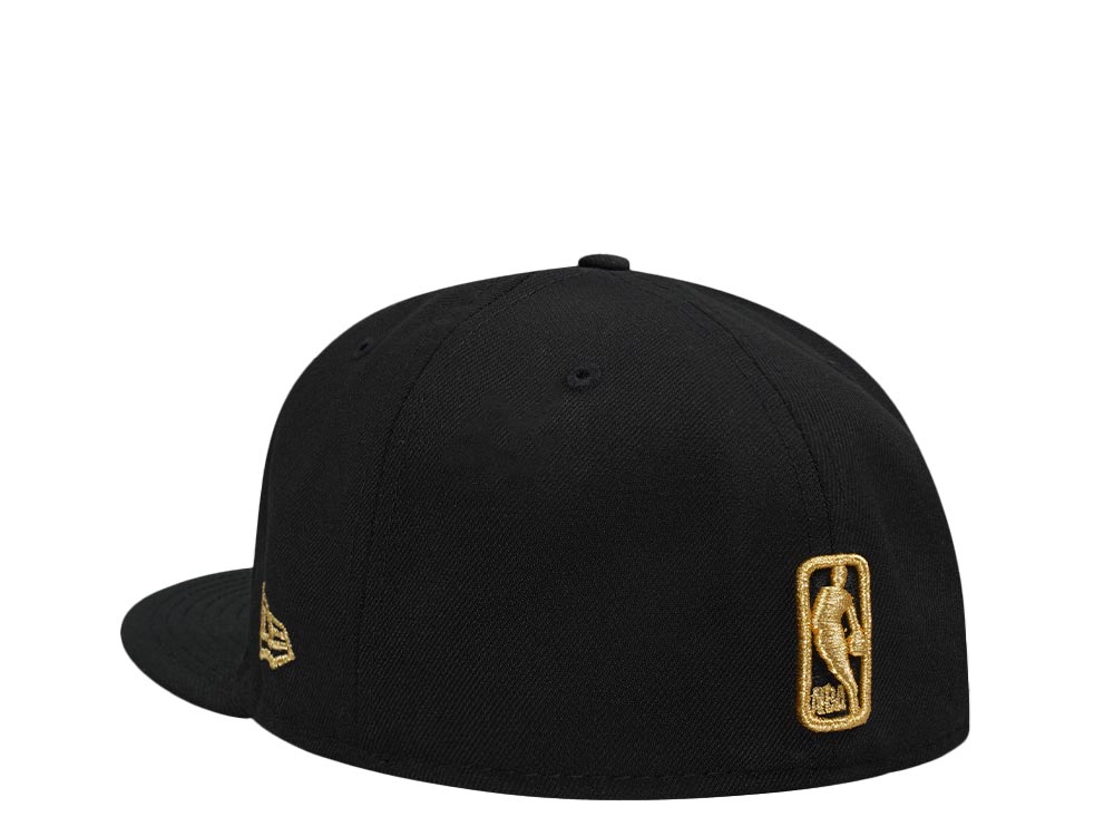 New Era Golden State Warriors Black Gold Details Classic Edition 59Fifty Fitted Cap