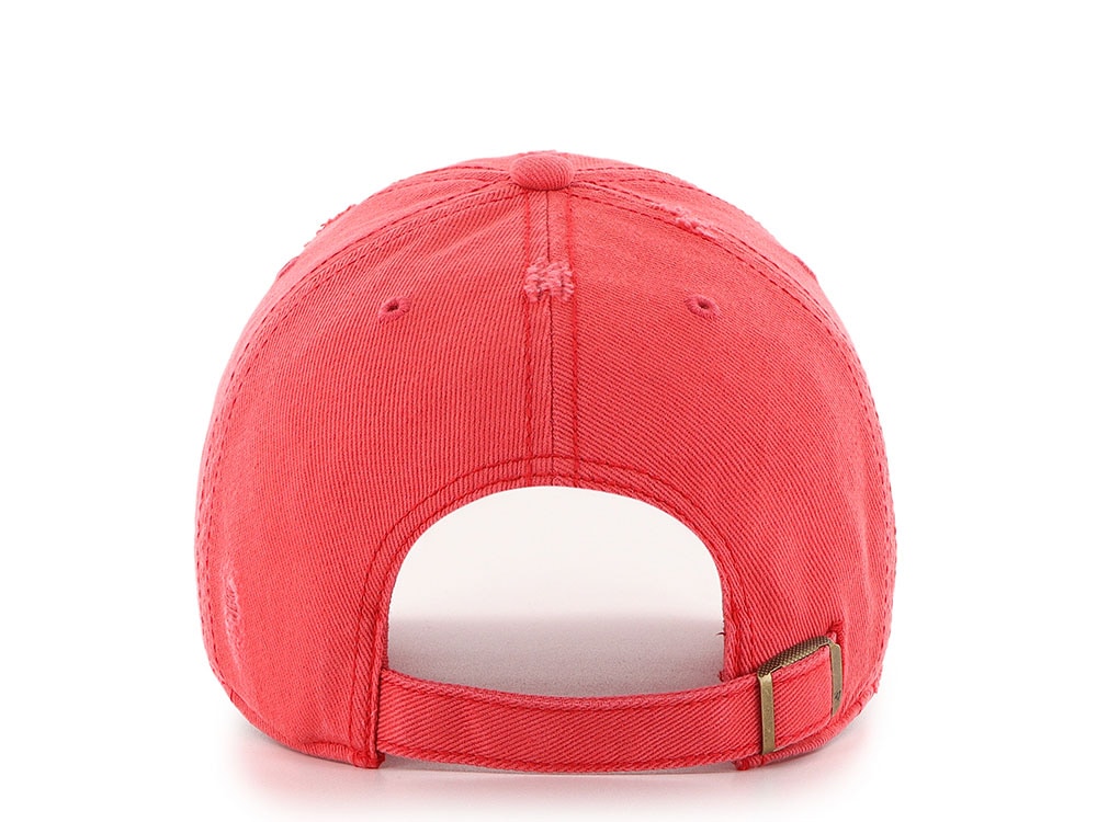 47 Brand Detroit Red Wings Weathered Red Clean Up Strapback Cap