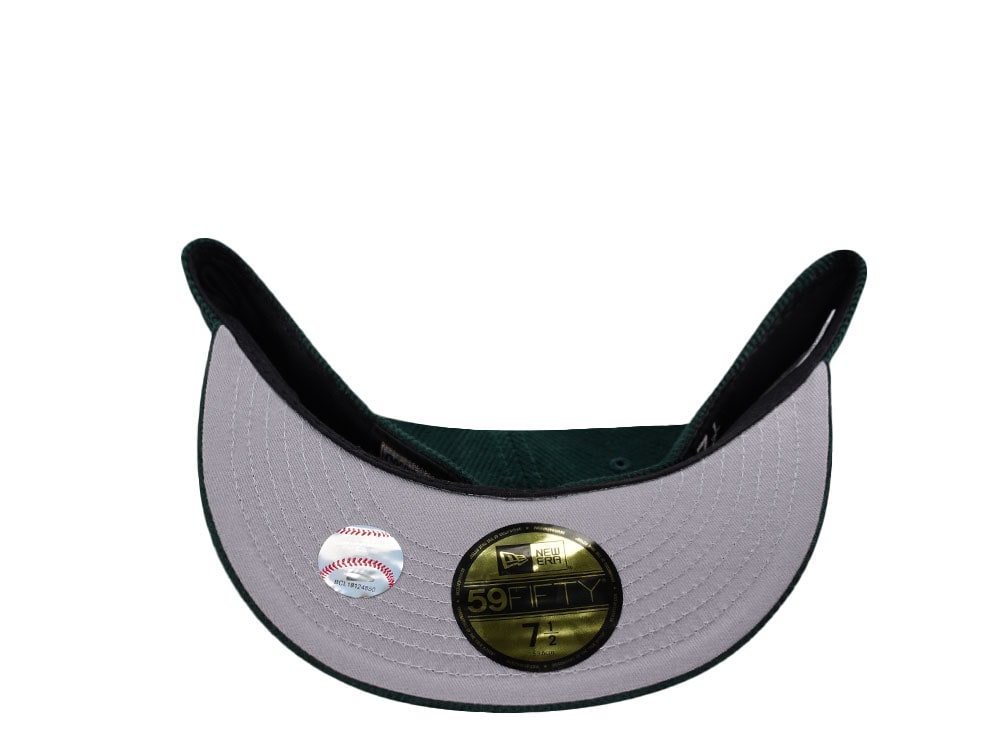 New Era New York Yankees Corduroy Subway Series 2000 Green Corduroy Prime Edition 59Fifty Fitted Cap