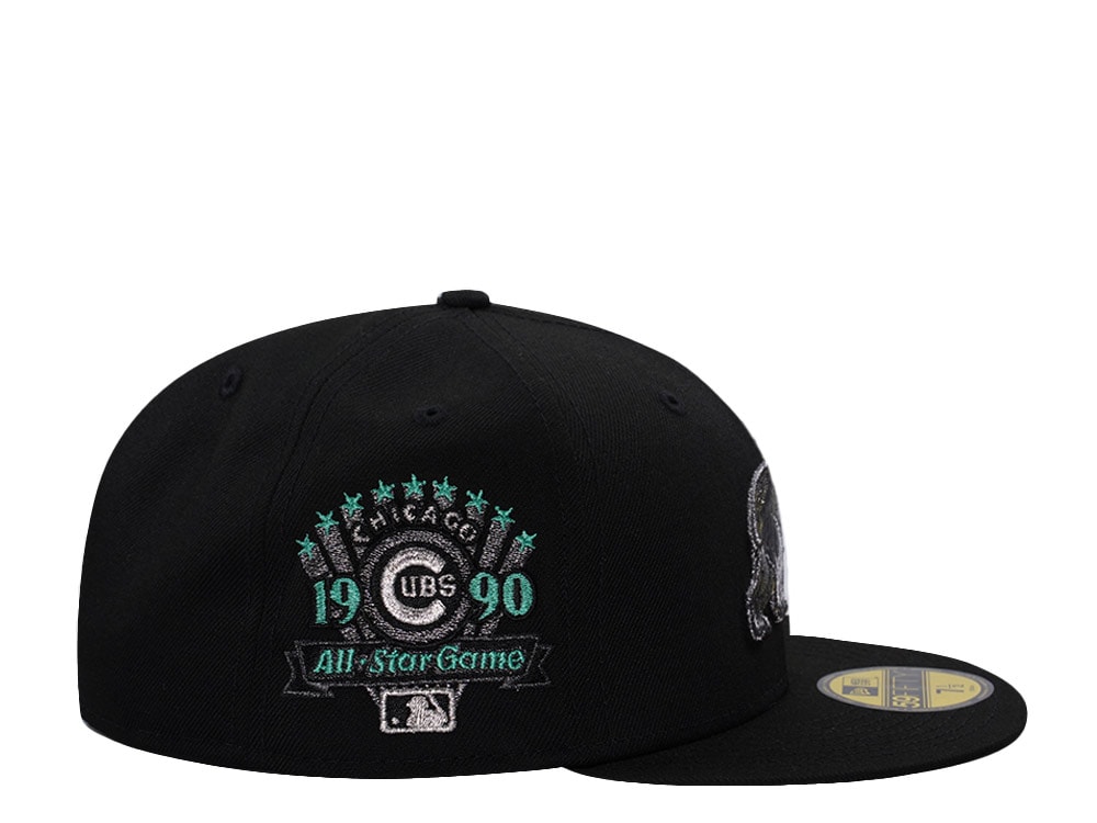 New Era Chicago Cubs All Star Game 1990 Black Prime Edition 59Fifty Fitted Cap