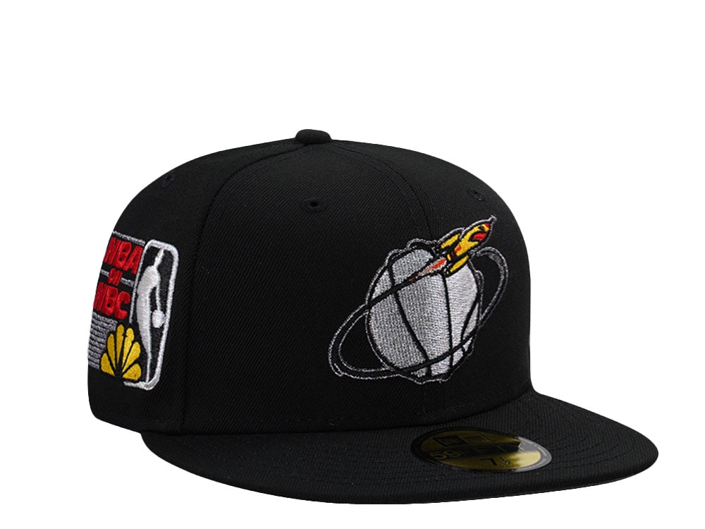 New Era Houston Rockets NBC Black Prime Edition 59Fifty Fitted Cap