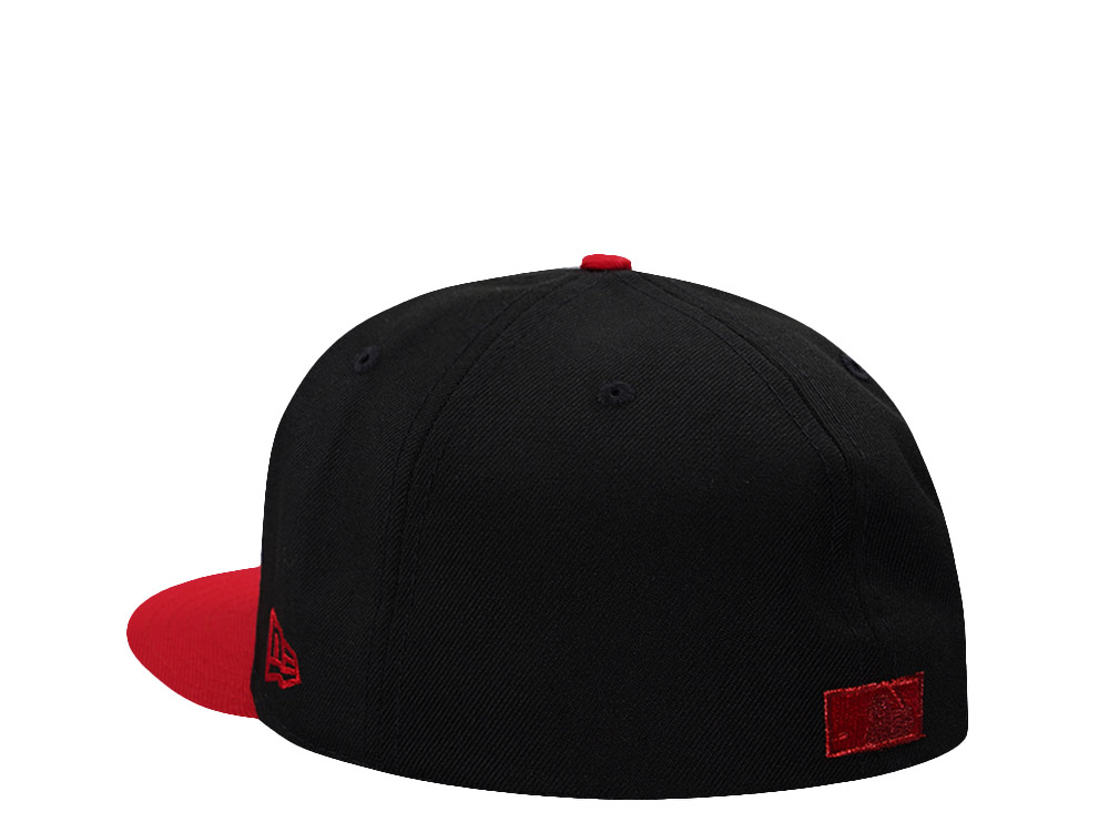 New Era Milwaukee Brewers 25th Anniversary Black Two Tone Edition 59Fifty Fitted Cap