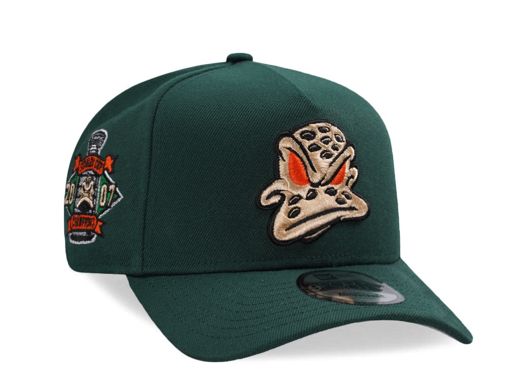 New Era Anaheim Ducks Stanley Cup 2007 Dark Green Prime Edition 9Forty A Frame Snapback Cap