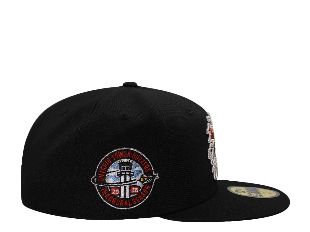 New Era Ontario Tower Buzzers Inaugural Season 2026 Black Edition 59Fifty Fitted Cap