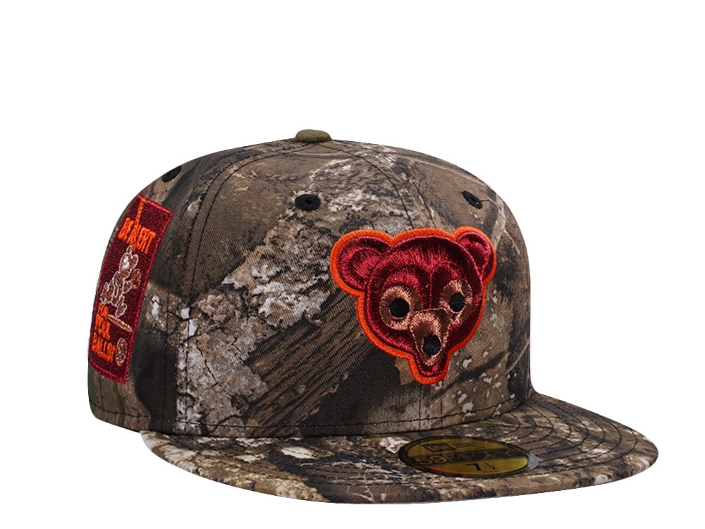 New Era Chicago Cubs Stay Alert Realtree APX Prime Edition 59Fifty Fitted Cap